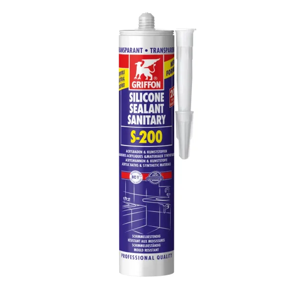 Silicone sanitaire transparent